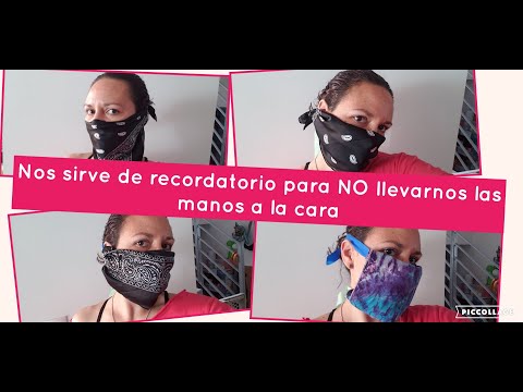 Improvisando un cubrebocas DIY