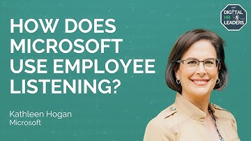 HOW DOES MICROSOFT USE EMPLOYEE LISTENING? Interview with Kathleen Hogan
