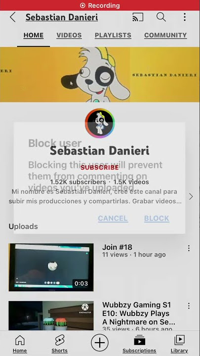 I block @Sebastian danieri