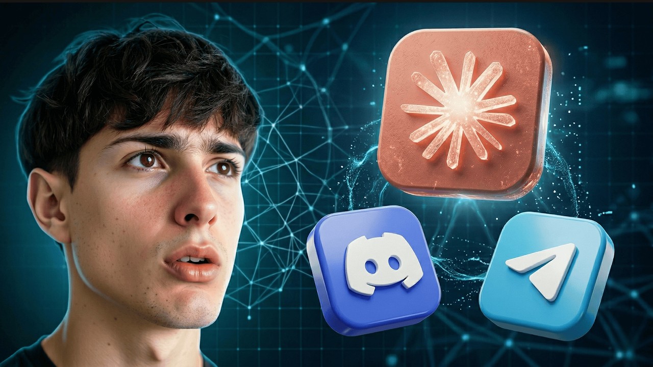 CLAUDE CODE CHANNELS: Como CONECTARLO con Discord y Telegram? - YouTube