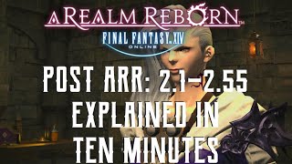 A Realm Reborn (post ARR Patches) QUICK Explanation - Final Fantasy XIV Story Recap