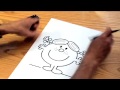 How to draw the mr men characters