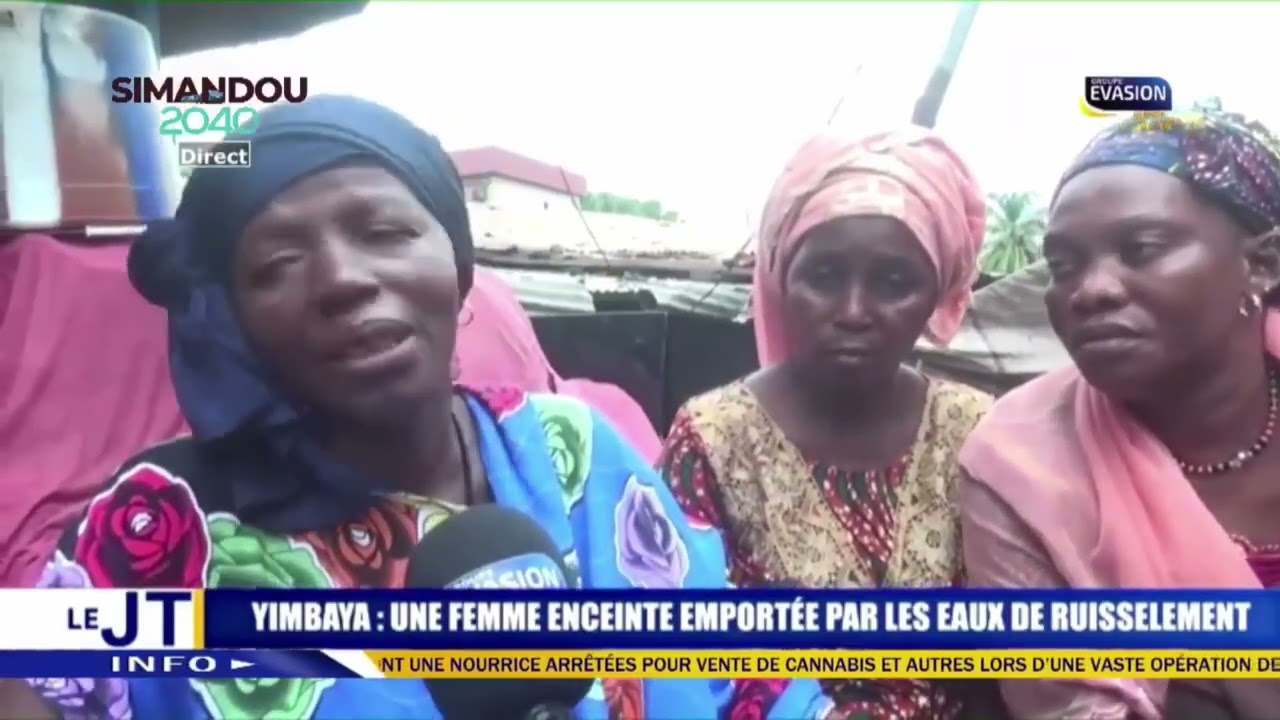 Yimbaya: une femme enceinte emportée par les eaux de ruissellement.