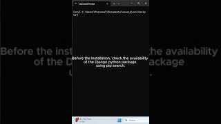 09 - How to Try Install Django Python Package Library using a pip search Microsoft Windows #tips