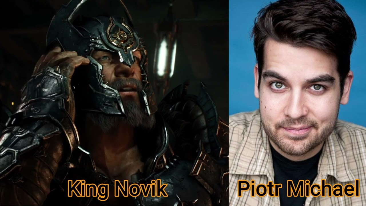 Character and Voice Actor - Doom The Dark Ages - King Novik - Piotr Michael