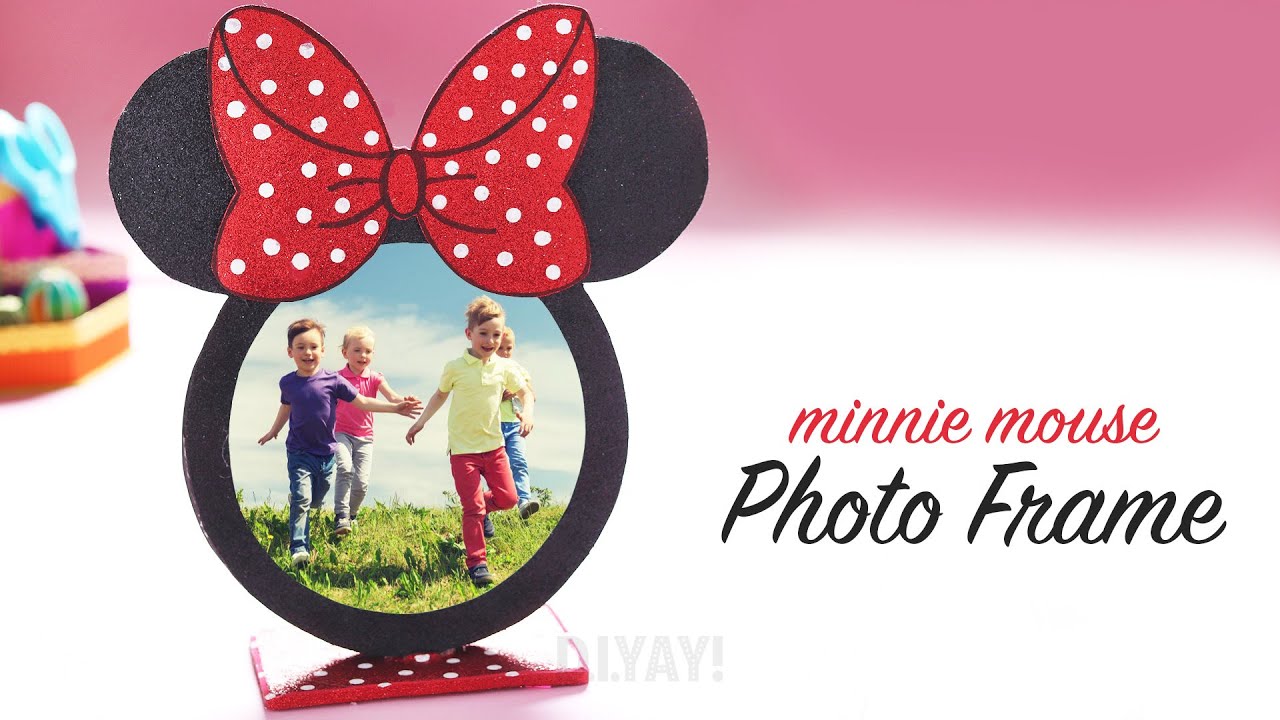 Minnie Mouse Photo Frame DIY Photo Frame Mickey and Minnie Theme