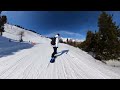 Val cenis mars 2023  piste du flambeau