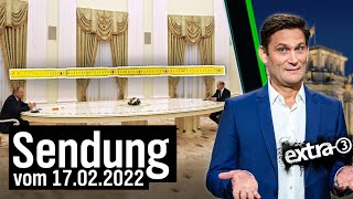 Extra 3 vom 17.02.2022 im Ersten | extra 3 | NDR