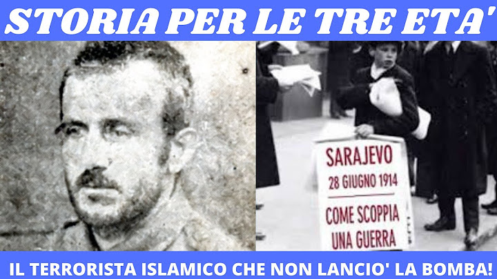 Sarajevo 1914: il terrorista islamico che all'ultimo momento, il 28 giugno, desistette.