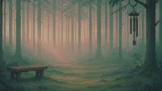 Misty Forest Dawn Vibes 🌅 Cozy Lofi | Pixel Art Study & Relax Beats screenshot 2