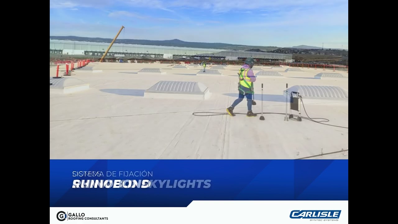 PROYECTO CUBIMSA - SureWeld TPO & Domos SunWeld Skylights