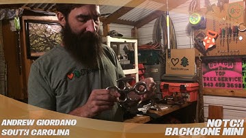 Notch BackBone Mini - TreeStuff.com Customer Andrew Giordanos Review In The Field