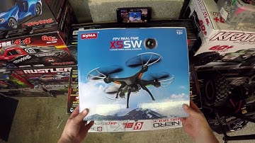 Syma X5SW Quadcopter Unboxing & Flight