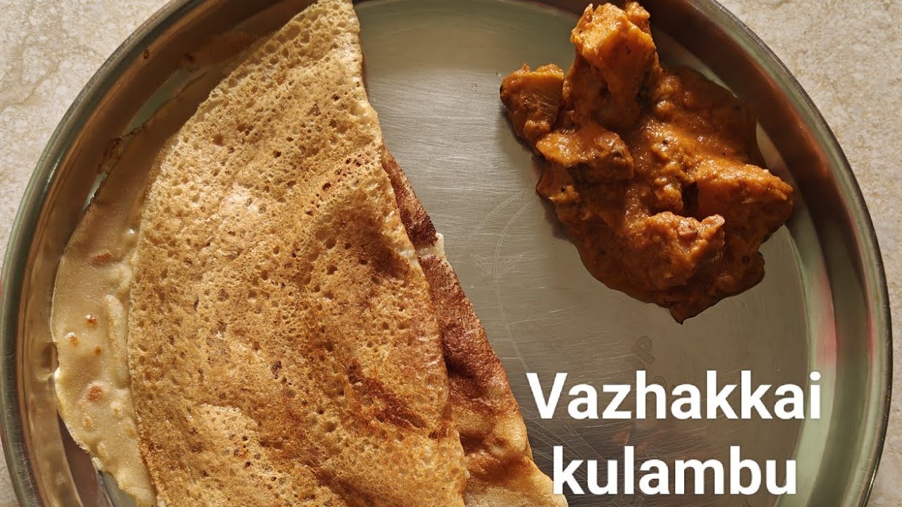 Vazhaikai Kulambu / vaalaikkai gravy/ Banana Kuzhambu in tamil YouTube