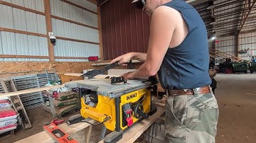 DeWalt TableSAW Review #dewalt #tools