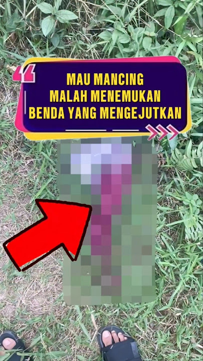 Mau mancing malah menemukan benda yang mengejutkan ❗ #videoviral