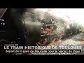 Ref:YVaaYCQL7IA Les 120 ans du viaduc du viaur d�part du train historique de toulouse de la gare de naucelle