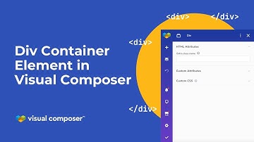 Visual Composer div Element Tutorial
