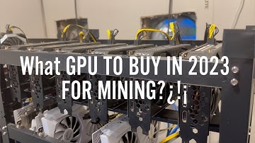 What GPU Should I Buy In 2023 For GPU Cryptocurrency Mining There’s To Many Options But Is There?