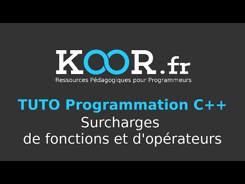 Vidéo: Qu'est-ce que la surcharge d'opérateurs en C++ avec un exemple ?