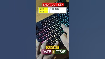 Date 📅 and Time ⏰ insert shortcut key in ms word #shorts #pc #shortcut #msword #asmr #computertricks