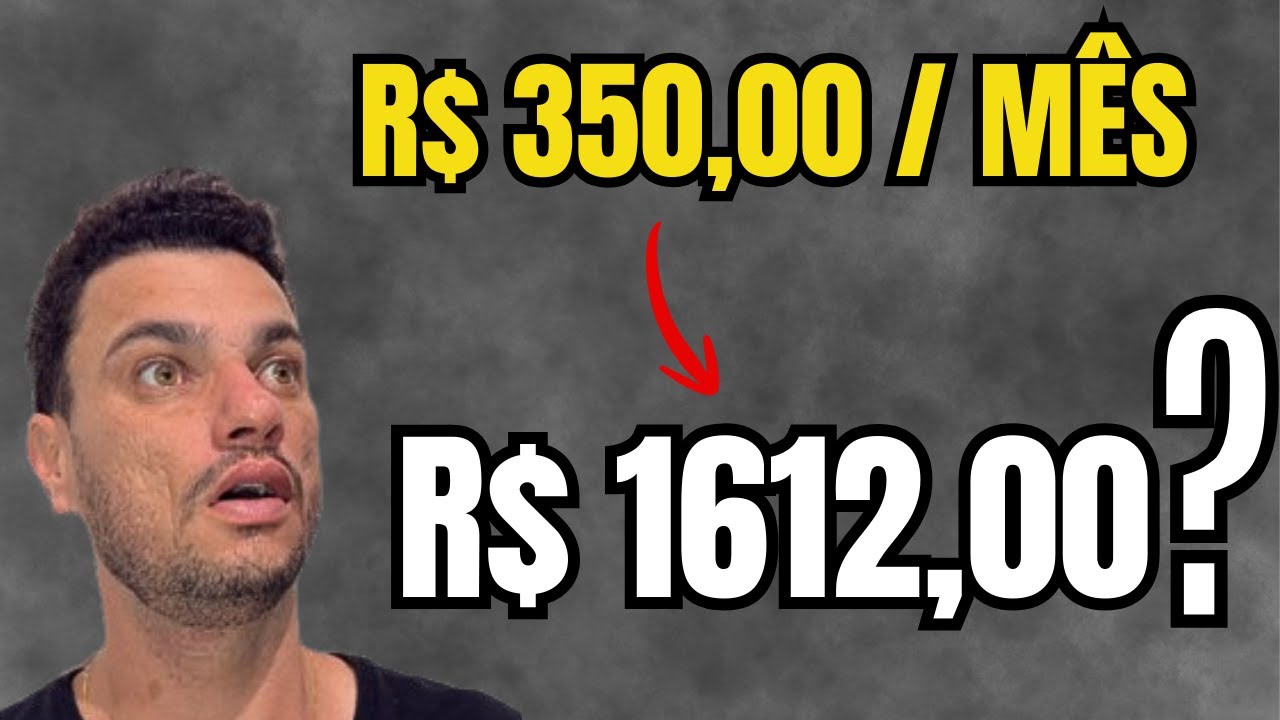 Como R$ 350 por mês podem virar R$ 1.612 de renda