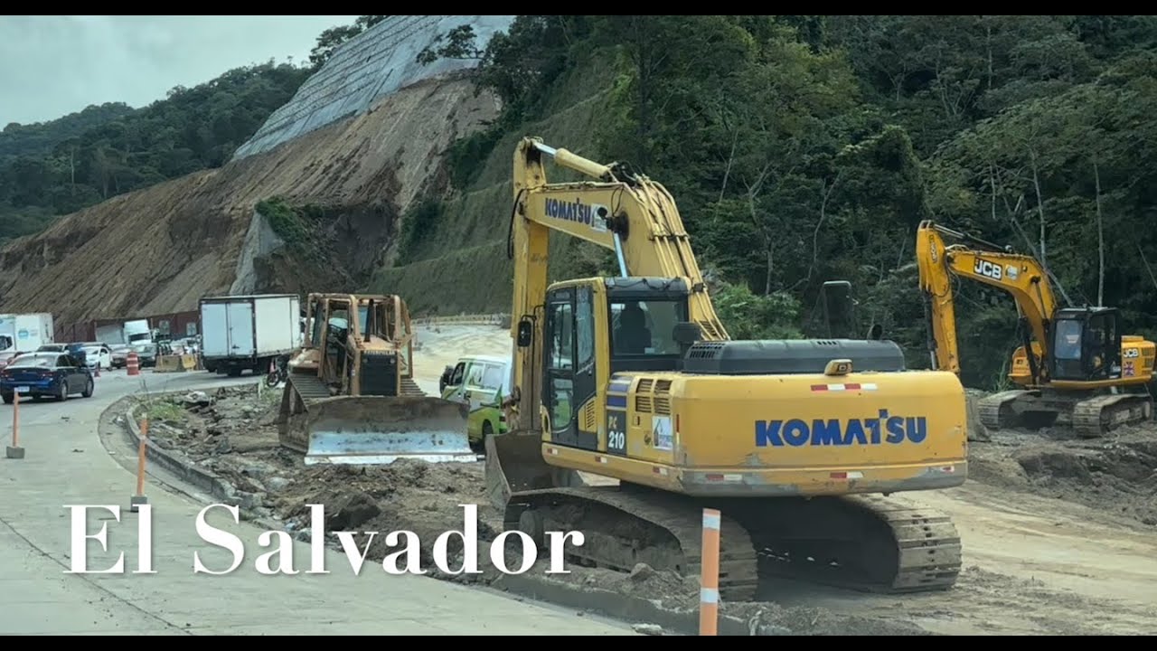 Carretera Los Chorros, El Salvador 2025. Viajando hacia Santa Tecla