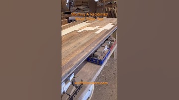 Starting a reclaimed wood table top! #wolfhillmakers #fyp #reclaimedwood #barnwood #tabletop