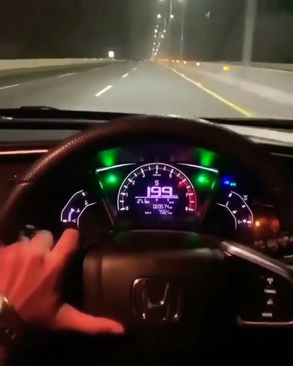 Honda Civic Top Speed On Motorway | Meter Down | Honda Civic 1.8 Orial