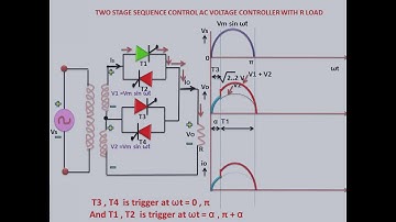Two Stage Sequence Control Ac Voltage Controller With R Load rklearning