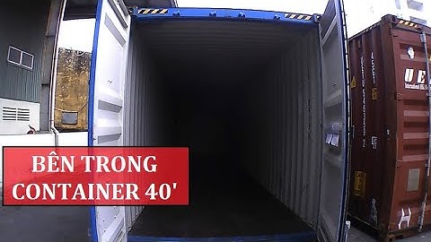 1 container 40 hq có thể chứa bao nhiêu tấn năm 2024