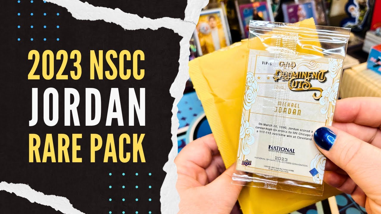 Rare Michael Jordan Cards from the National Sports Collectors Convention in Chicago (2023)