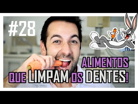 #28 Alimentos que limpam os dentes