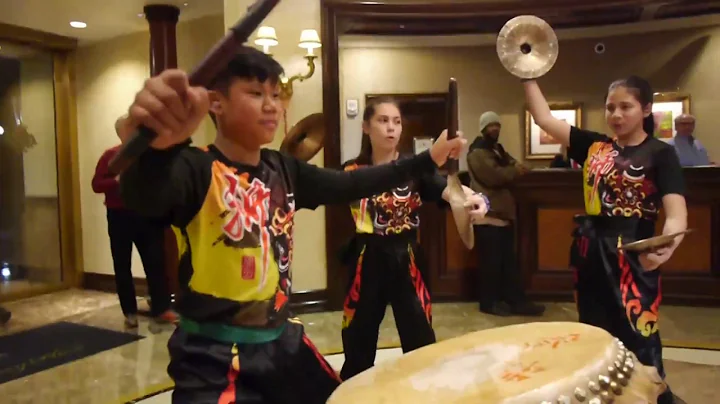 CNY 2019 Chinese Lion Dance Drumming By A 14 Year Old Boy