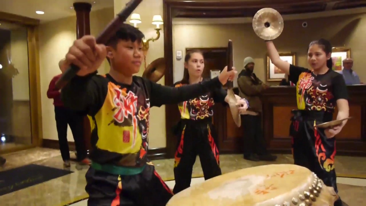 CNY 2019 Chinese Lion Dance Drumming By A 14 Year Old Boy