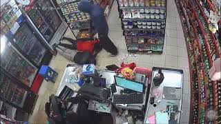 Cctv Camera Captures Armed Robbers Raiding E Supermarket In Mukono District