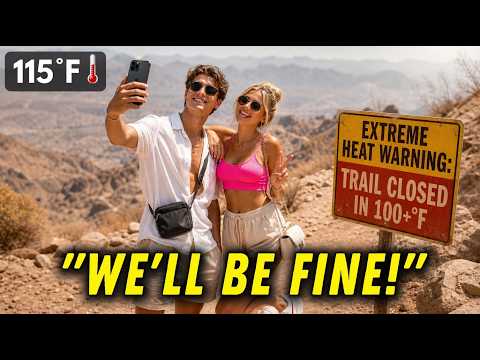 When Arrogant Tourists Try Hiking a Mountain in 115°F Heat - Only One Survived