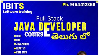 Java Full stack Demo By IBITS | IBITS Software Trainings