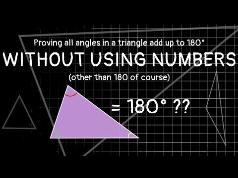 Vidéo: Quels angles totalisent toujours 180 degrés ?