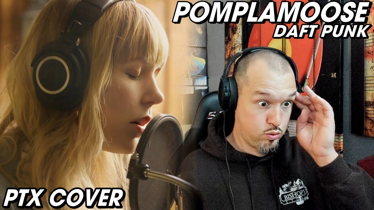 A COVER MASHUP COVER!? | POMPLAMOOSE - DAFT PUNK (Pentatonix) | Saucey Reaction