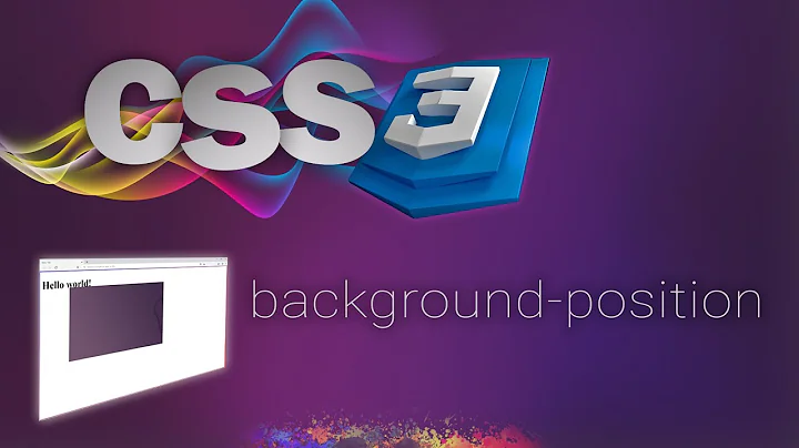 CSS for beginners 24: background-position property | SET POSITION FOR BACKGROUND IMAGE