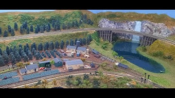 N Scale train layout update 1(with track plans)