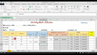 ຕົວຢ່າງການຕັດສະຕ໋ອກສິນຄ້າ