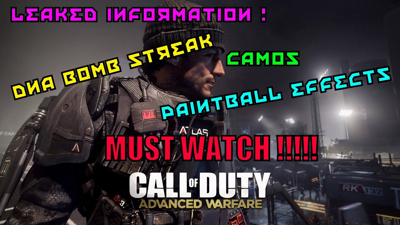 Call Of Duty Advanced Warfare Paintball Mode Call of Duty: Advanced Warfare PAINTBALL MODE,DNA BOMB, + GUN CAMOS