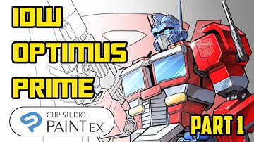 [CLIP STUDIO PAINT] IDW Optimus Prime [Part 1]