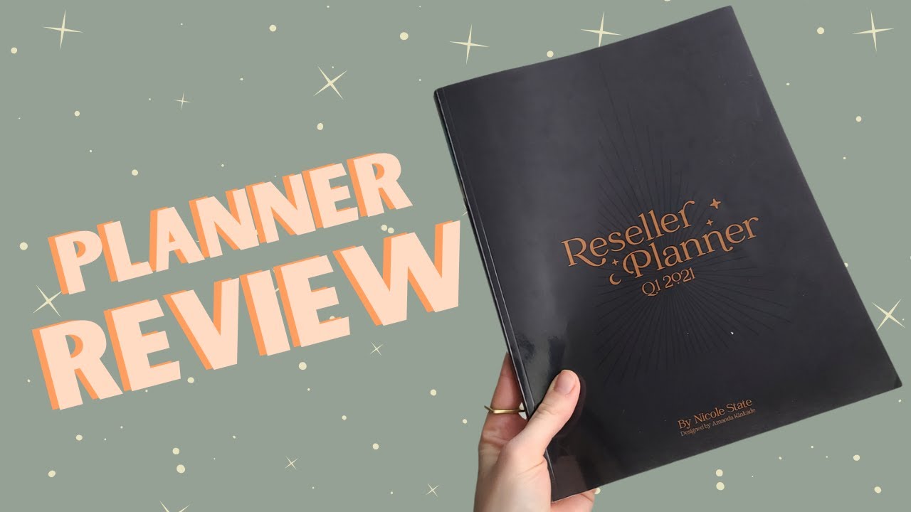 Reviewing Nicole State's Reseller Planner! Reseller Tools for 2021