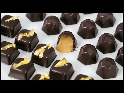 Chocolate Molds | How to Fill and Unmold Chocolates | Soft Caramels