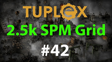 Factorio 2,500 SPM Grid Megabase #42 - Sulfur, acid, batteries