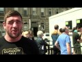 Alex Arthur tells boxing fans to 'Bring it on' at the ticket office | Glasgow 2014 TV