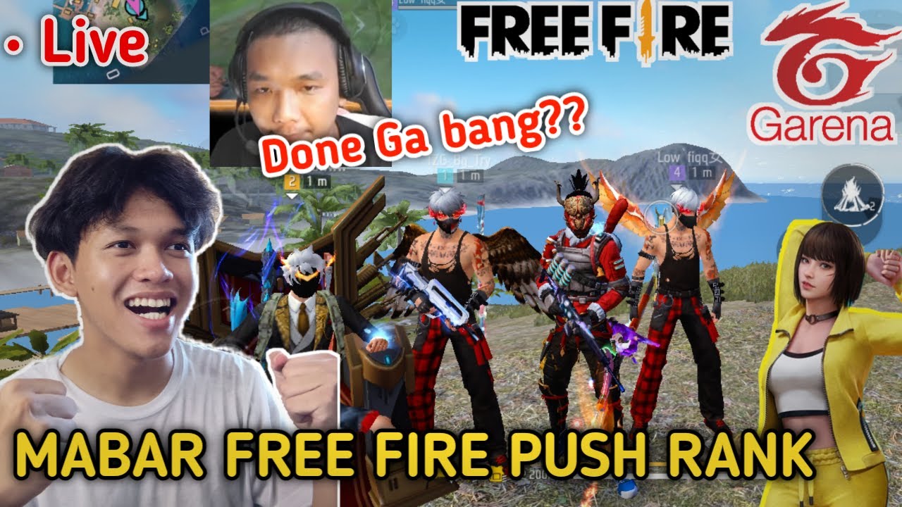 [🔴]Minggu Sore Puh Sepuh semoga booyah puh Mabar Free Fire Push rank Br ...